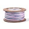 30M Segment Dyed Macrame Cotton Cord OCOR-T018-01K-1