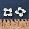 Brass European Beads KK-CBAFC6C-04S-3
