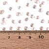 Transparent Electroplate Glass Beads EGLA-Q138-01L-4