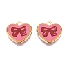 Valentine's Day Printed Alloy Pendants PALLOY-SZC0008-15D-1