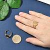 304 Stainless Steel Cuff Rings Components STAS-Z138-02G-01-2