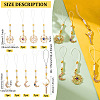 1 Set Alloy Rhinestone Cell Phone Charms Chain HJEW-BC0001-33-2