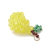 AB Color Plated Glass Pendants PALLOY-MZ01328-02-2