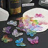  18Pcs 9 Colors Transparent Resin Pendants RESI-TA0002-03-16