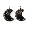 Natural Obsidian Pendants G-H359-05AS-02-1