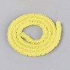Transparent Frosted Glass Beads Strands GLAA-N072-01A-A20-2