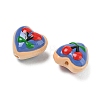 Baking Paint Glass Enamel Beads LAMP-D303-02I-6