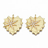 Brass Micro Pave Cubic Zirconia Pendants ZIRC-Q200-008-NF-1