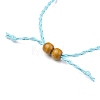 Adjustable Braided Waxed Cord Macrame Pouch Necklace Making NJEW-I243-A02-4