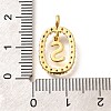 Brass Micro Pave Cubic Zirconia Pendants ZIRC-P123-01G-S02-3