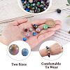 Craftdady 250Pcs 10 Styles Resin Beads RESI-CD0001-18-16