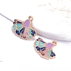 Bohemia Style Alloy Enamel Pendants PW-WG97A30-03-1