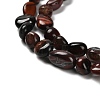 Natural Red Tiger Eye Beads Strands G-P497-01E-24-4