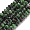 Natural Ruby in Zoisite Beads Strands G-Z111-A51-3