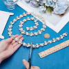 1 Yard Teardrop Iron Rhinestone Strass Chains CH-PH0001-18-4