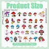 37Pcs Mushroom Embroidered Cloth Patch PATC-WR0001-31-2
