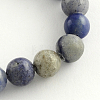 Round Natural Blue Aventurine Beads Strands G-R254-10mm-1