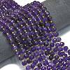 Natural Amethyst Beads Strands G-K389-E62-01-2