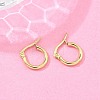 Ion Plating(IP) 304 Stainless Steel Hoop Earrings EJEW-N0016-11G-A-2