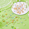 70Pcs 7 Colors Electroplate Glass Beads FIND-TA0010-09-5