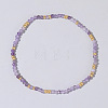 Natural Amethyst Beaded Strertch Bracelets LD6685-2-1