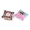 Printed Opaque Acrylic Beads MACR-B838-04-2