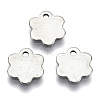 Non-Tarnish 201 Stainless Steel Charms STAS-R116-060-1