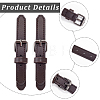 10 Sets Imitation Leather Alloy Button-down Metal Buttons for Bag Making FIND-GF0009-64C-6
