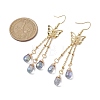 Golden 304 Stainless Steel Butterfly Chandelier Earrings EJEW-JE05731-3