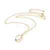 Colorful Cubic Zirconia Constellation Pendant Necklace NJEW-H166-01D-1