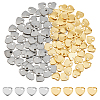 DICOSMETIC 120Pcs 2 Colors 201 Stainless Steel Charms STAS-DC0015-74-1