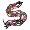 Natural Multicolor Tourmaline Chip Bead Strands G-M298-15A-5