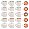 15Pcs 5 Styles Opaque Resin Drink Pendants FIND-YW0007-46-1