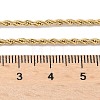304 Stainless Steel Rope Chain Necklaces X-NJEW-F226-03G-02-2