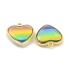 Rainbow Color Opaque Resin Charms KK-M290-04B-G-2