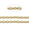 Brass Ring & Rectangle Link Chains CHC-P010-15G-2