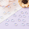 100Pcs Transparent Glass Beads GLAA-CJ0001-54-9