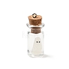 Halloween Glass Wishing Bottle Pendants IFIN-P041-02P-01-1