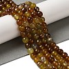 Dyed & Heated Natural Dragon Veins Agate Beads Strands G-P539-A01-26-2