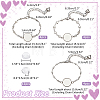  DIY Blank Dome Bracelet Making Kit DIY-NB0009-80-2