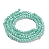 Electroplate Opaque Glass Beads Strands EGLA-A035-P3mm-A14-2