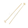 Brass Micro Pave Cubic Zirconia Stud Earring Findings CU-CBA4618-01G-01-2