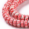 Handmade Polyester Clay Beads Strand CLAY-P001-02A-4