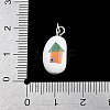 Brass Enamel Pendants KK-CBA10BC-03F-3