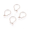 304 Stainless Steel Hoop Earrings Findings LS-STAS-H436-02RG-1