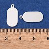 925 Sterling Silver Pendants STER-F057-08S-3