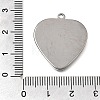 304 Stainless Steel Pendant Cabochon Settings STAS-F365-01D-P-3