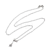 Brass Cable Chain Necklaces for Women NJEW-D302-58P-1