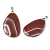 Natural Agate Big Pendants G-R467-08-2