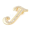 Brass Micro Pave Clear Cubic Zirconia Pendants CU-CBA8481-01G-J-2